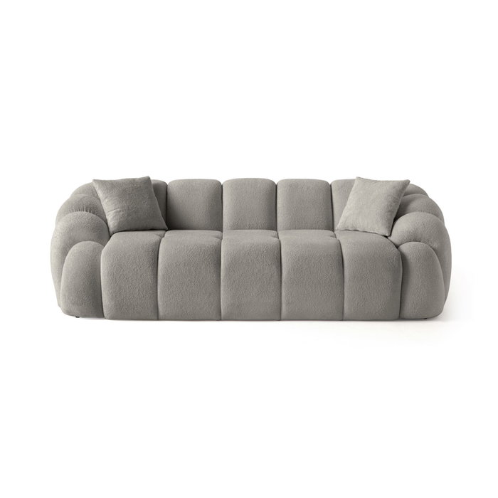 Atelier Del Sofa Octavio - Sofá de 3 plazas Gris
